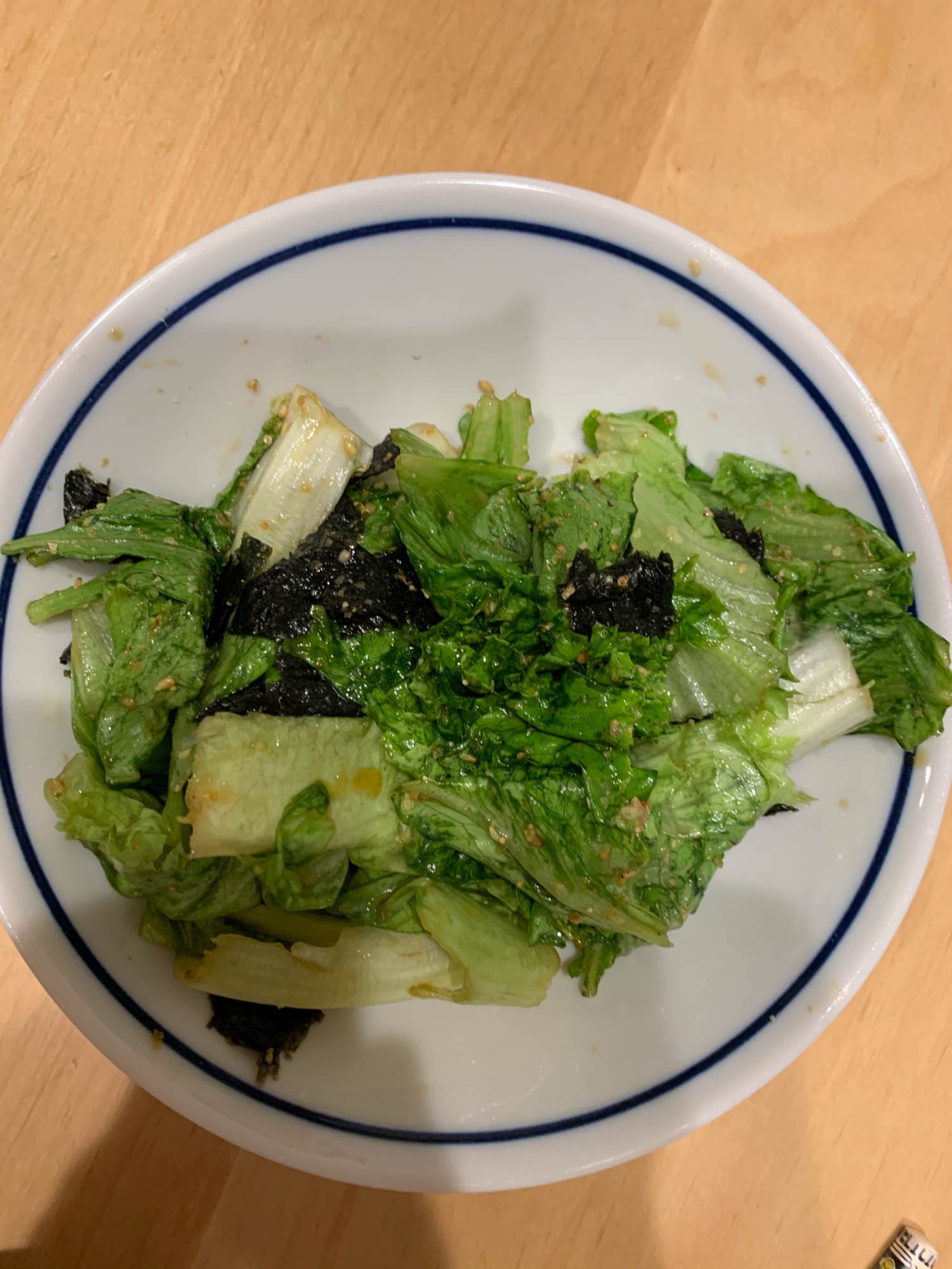 レタスと海苔のサラダ