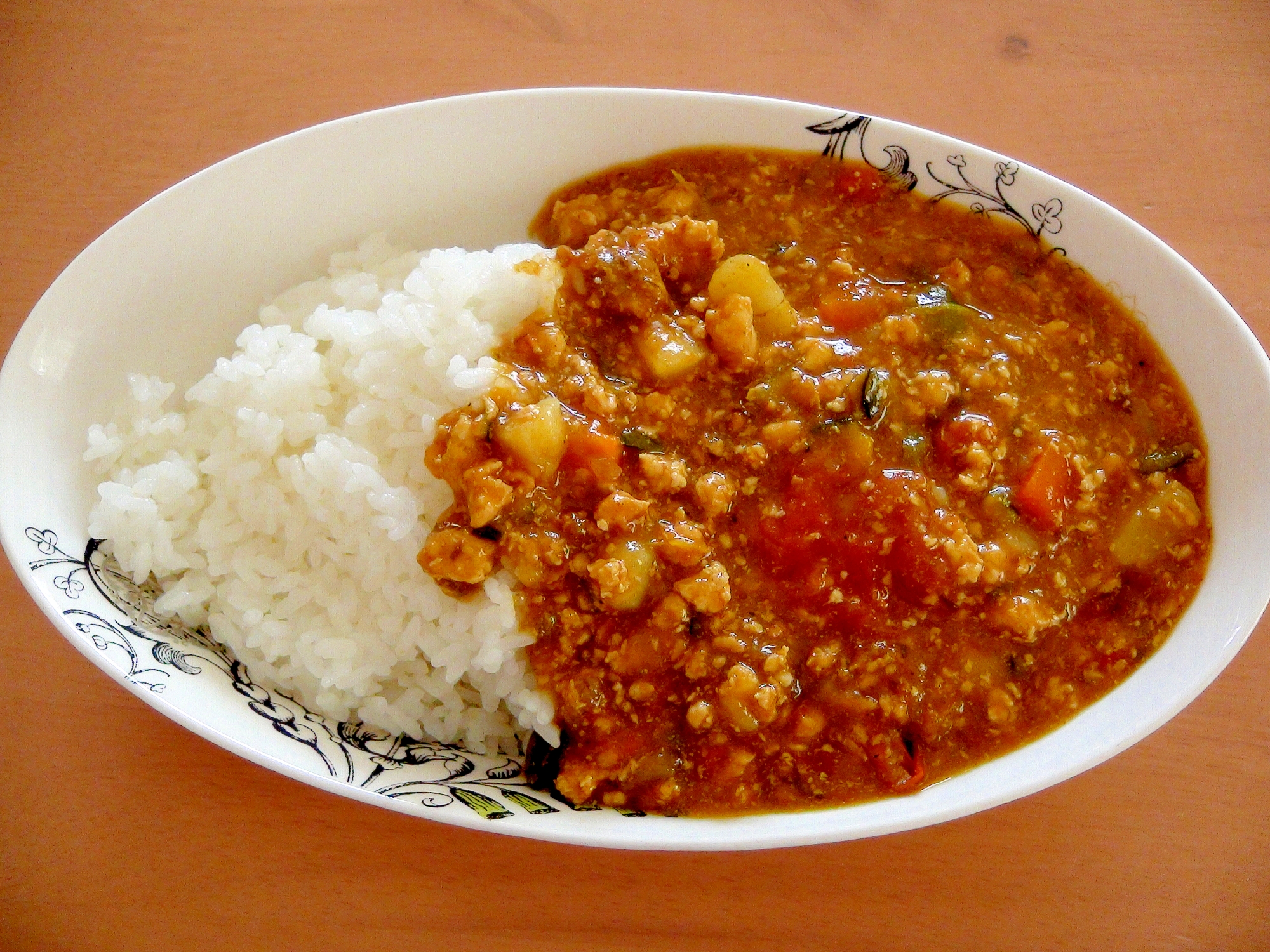 7種類の野菜を使って、栄養満点キーマカレー♪