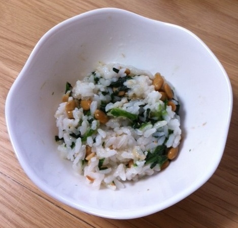 離乳食後期 納豆とほうれん草入り軟飯 レシピ 作り方 By も る す け 楽天レシピ