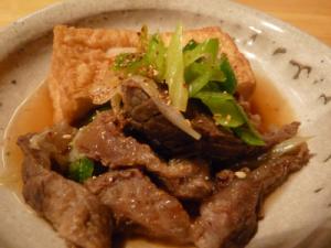 牛スジ肉の肉豆腐