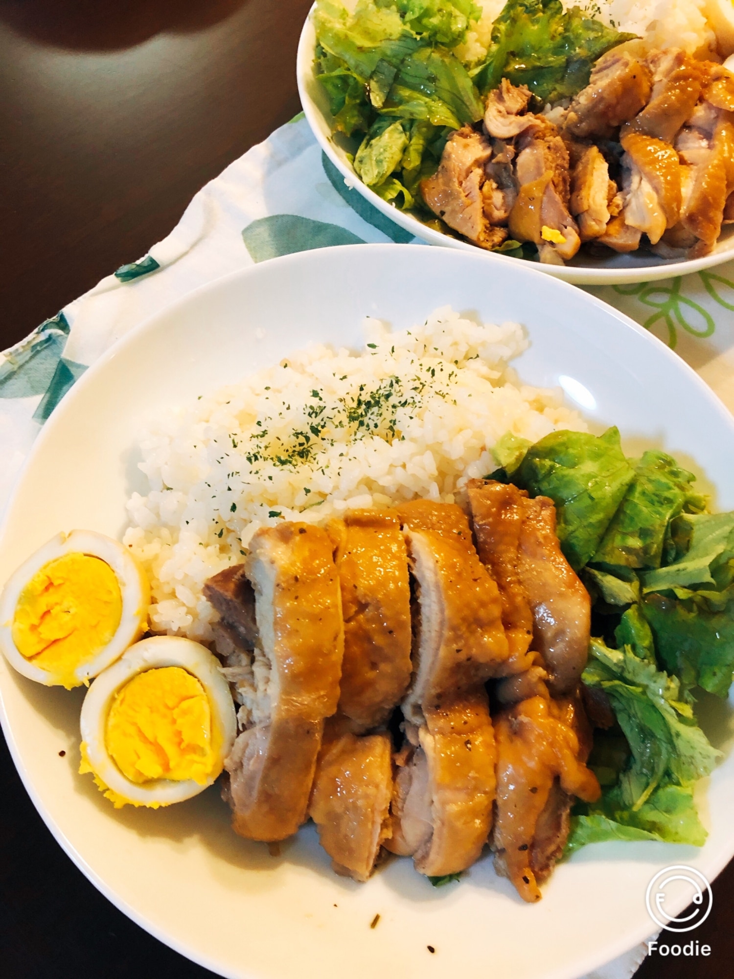 めんつゆで 照り焼きチキン風 ずぼら丼 レシピ 作り方 By ずぼら母ちゃん 楽天レシピ