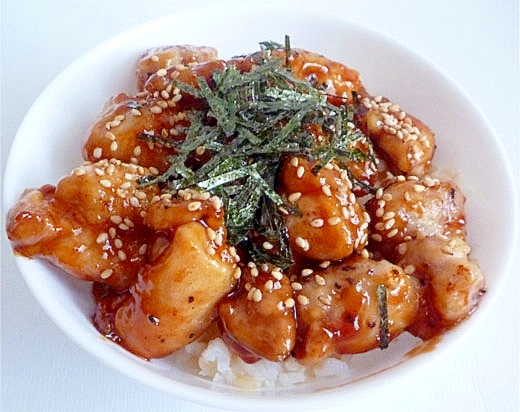 照り焼きチキン丼 レシピ 作り方 By Liqueur 楽天レシピ