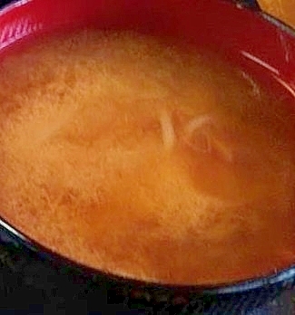 素麺味噌汁
