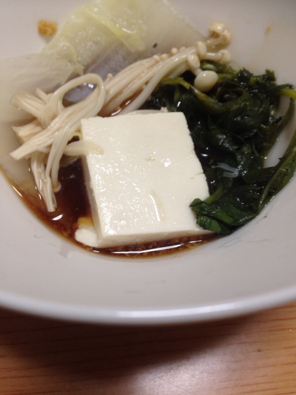 風邪ひいたよ〜(._.)あっか湯豆腐☆ レシピ・作り方 by xmickyx - 楽天