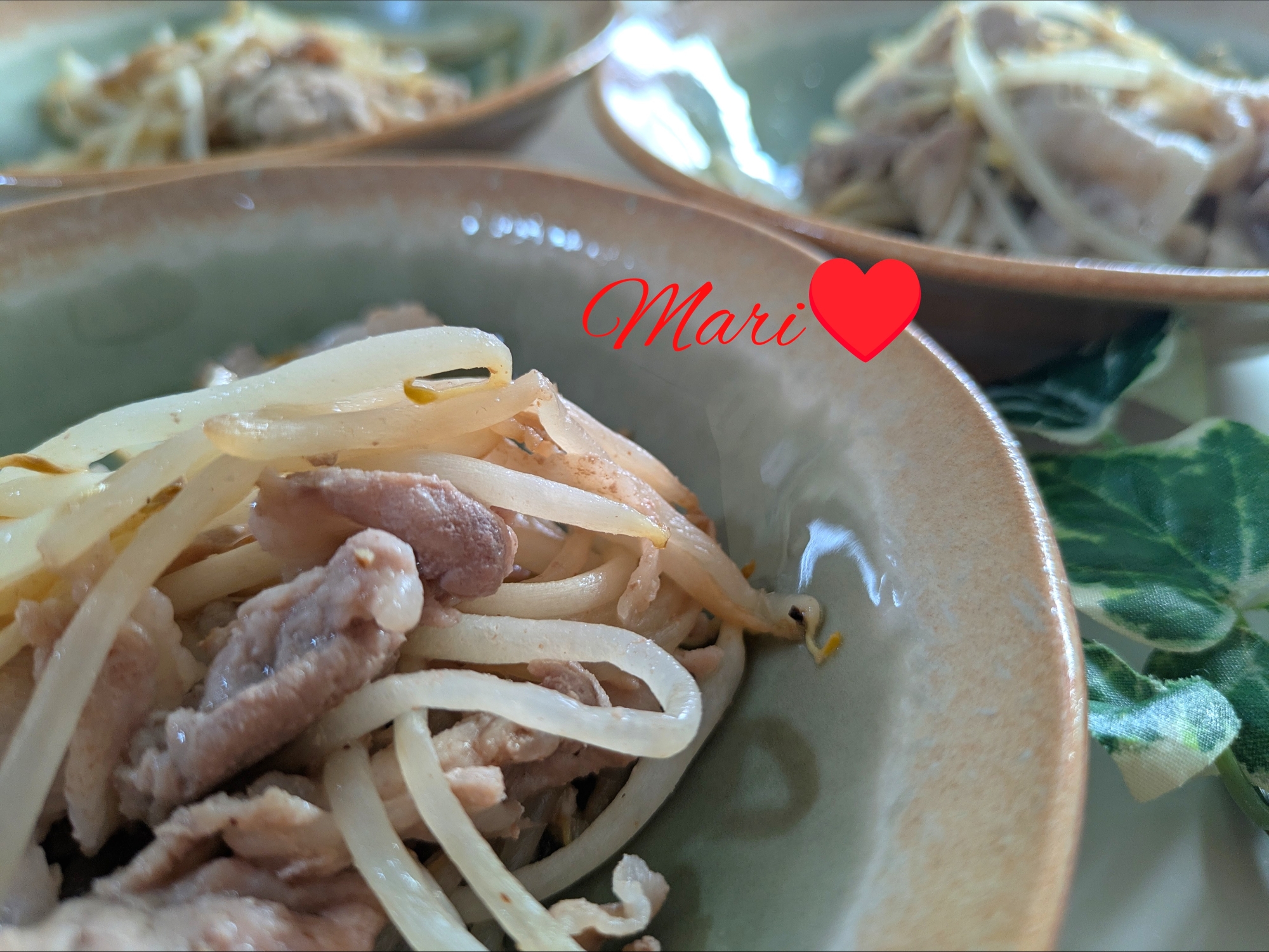 簡単！もやしと豚こま肉の炒め物