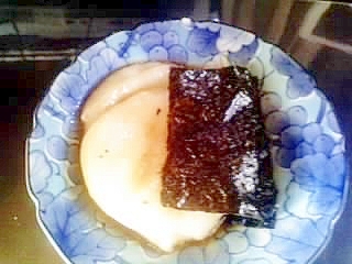 バター醤油海苔巻き餅