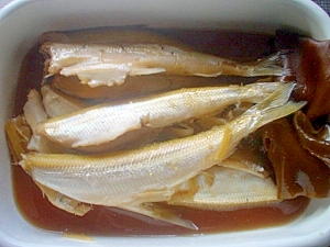 チカの昆布甘露煮☆