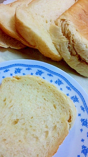 ＨＢ早焼きコースで　ふんわりメープル食パン