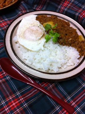 おうちでカフェめし♪キーマカレー