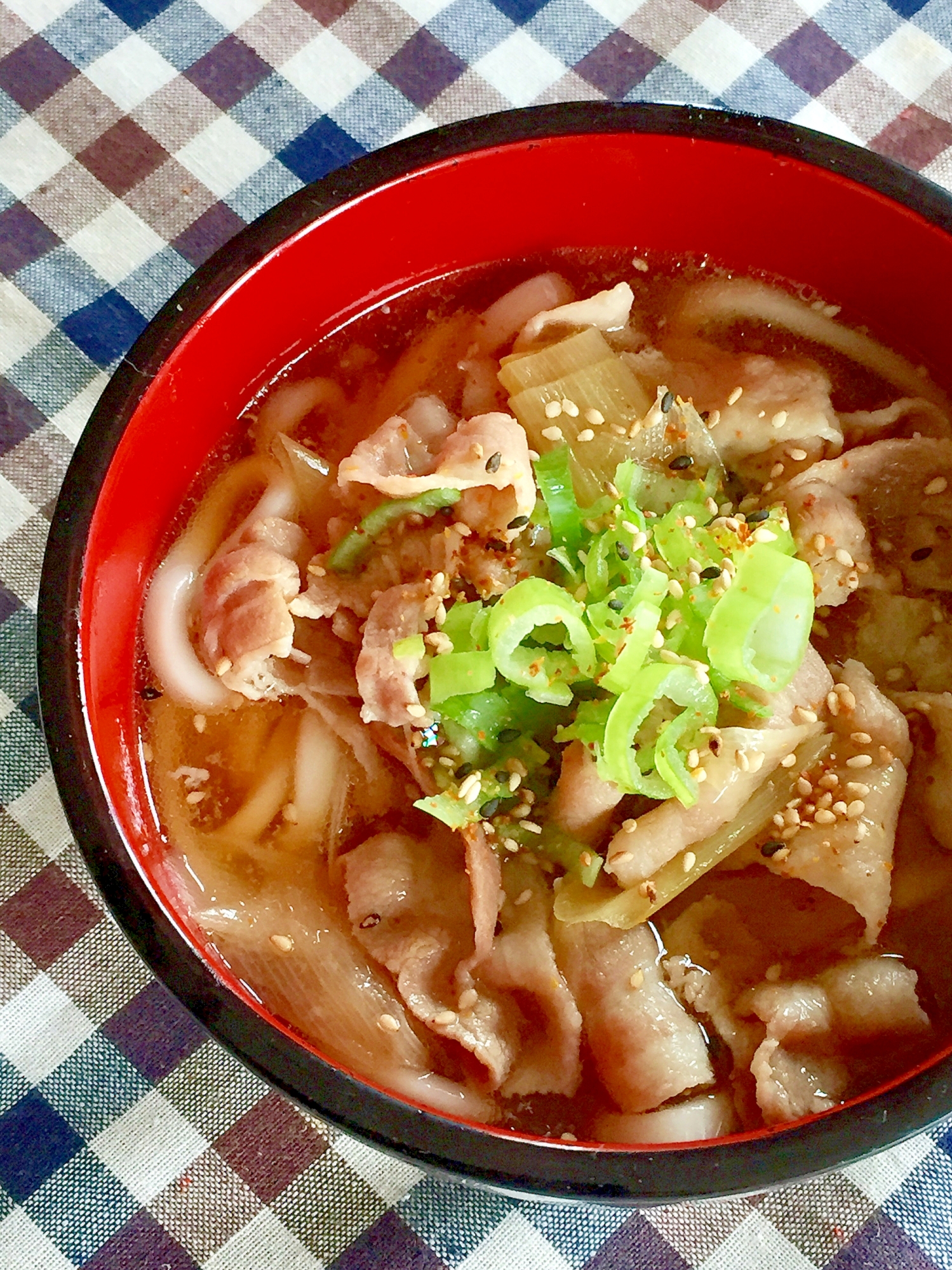 食べ応え抜群♫肉うどん