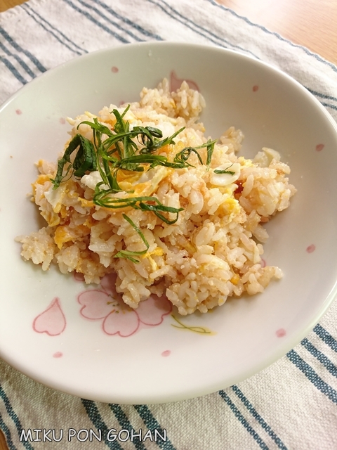 たらこと大葉のチャーハン