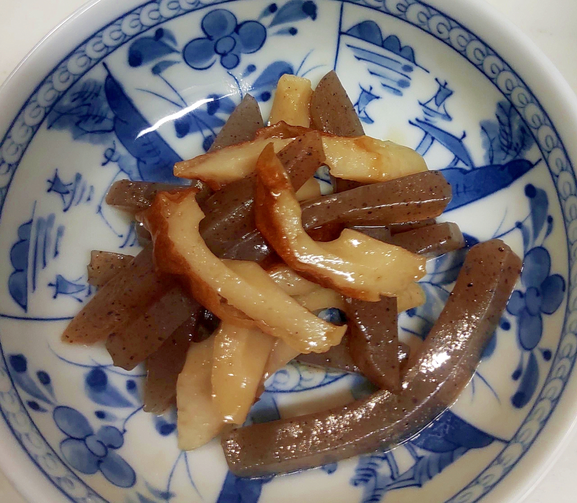 こんにゃくとちくわ炒め