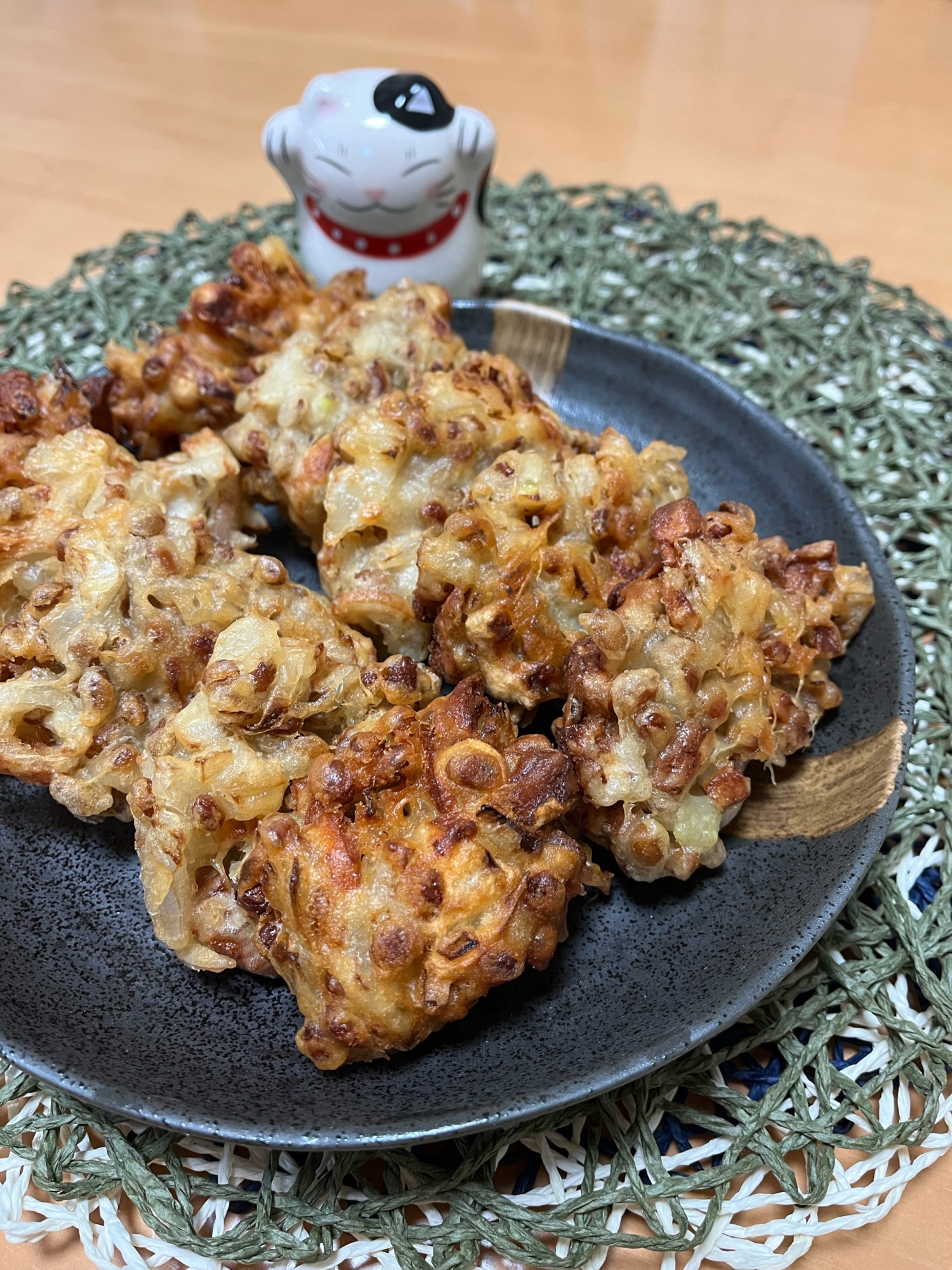 定番♬納豆の天ぷら