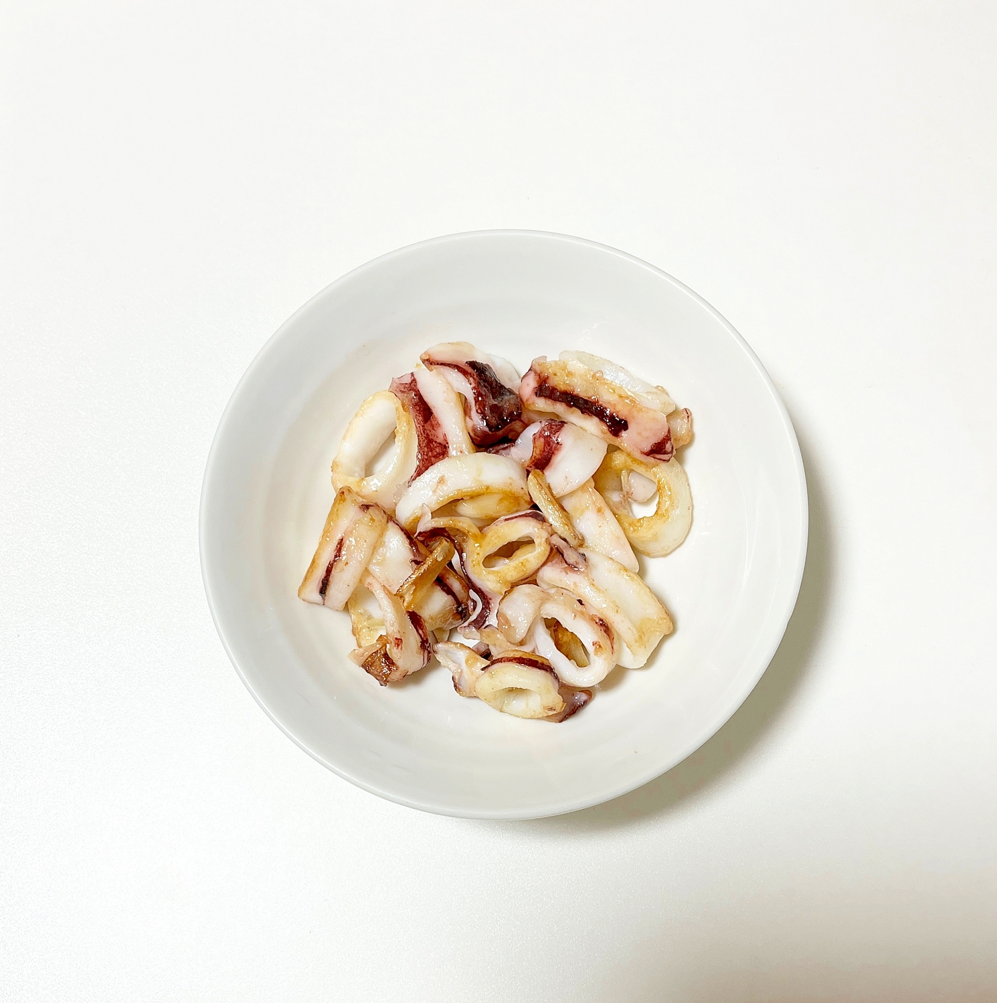 イカのバター炒め