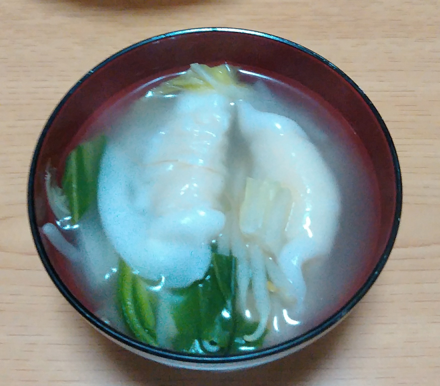 餃子と野菜のスープ