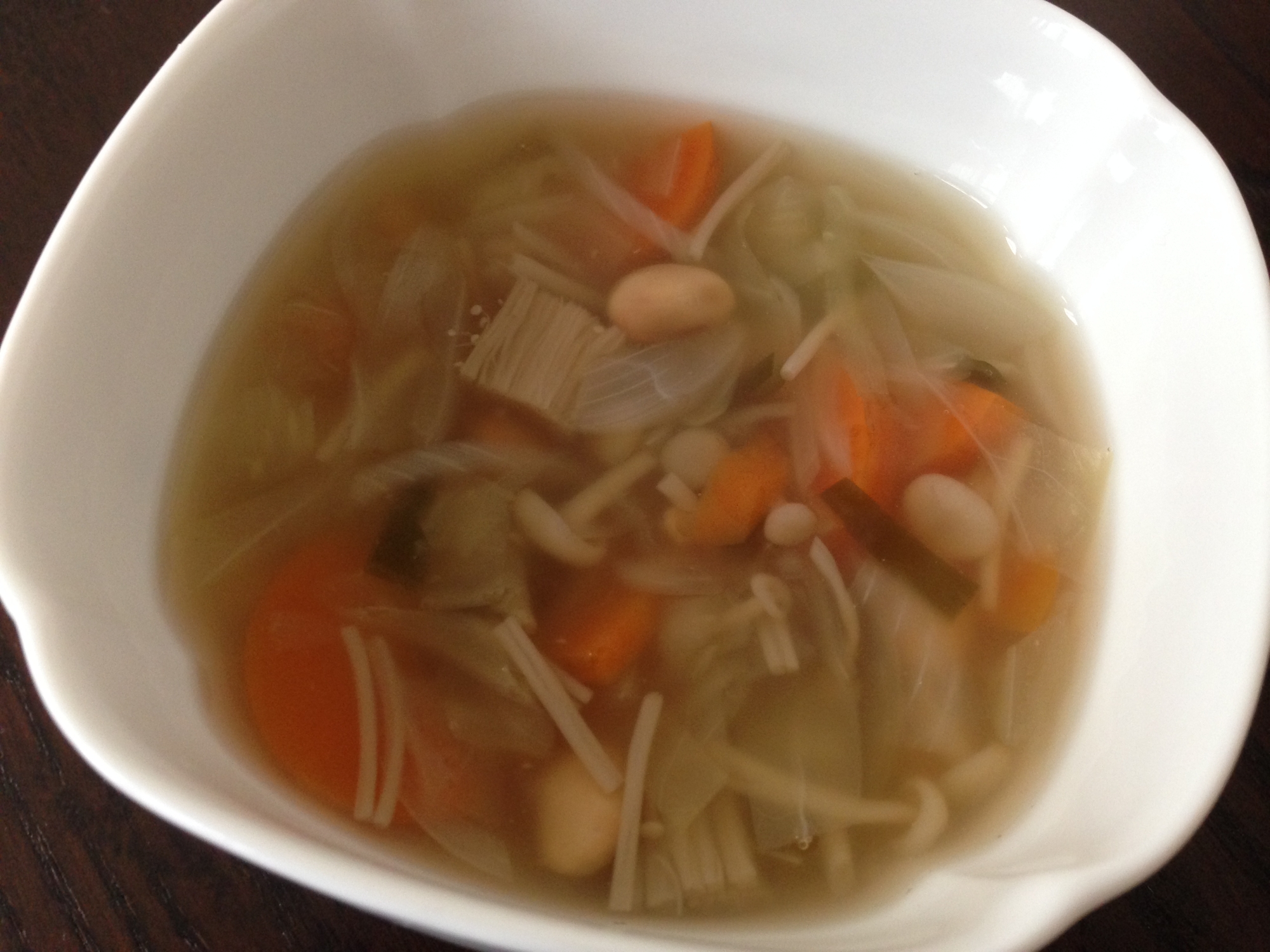 離乳食☆納豆と野菜の和風スープ