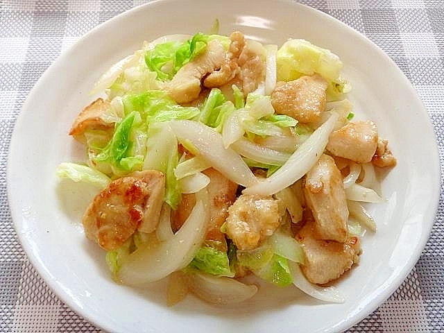 新玉ねぎと春キャベツ鶏むね肉のガーリック塩炒め レシピ 作り方 By Mint74 楽天レシピ 新玉ねぎと春キャベツ鶏むね肉のガーリック塩炒め レシピ 作り方 By Mint74 楽天レシピ