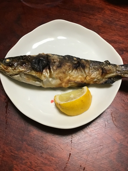 シンプル簡単♪川魚(にじます)の塩焼き