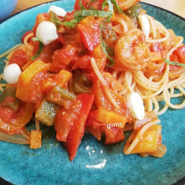 夏野菜とモッツァレラチーズのトマトパスタ レシピ 作り方 By Goma 楽天レシピ 夏野菜とモッツァレラチーズのトマトパスタ レシピ 作り方 By Goma 楽天レシピ