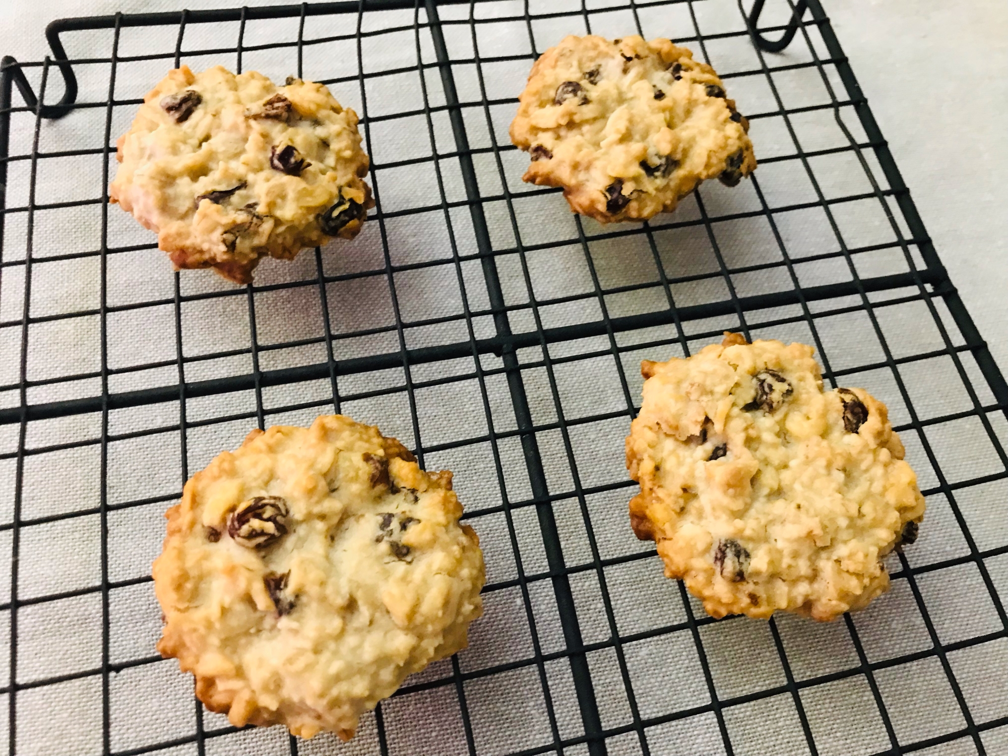 オートミールクッキー(白砂糖・卵・乳製品不使用)