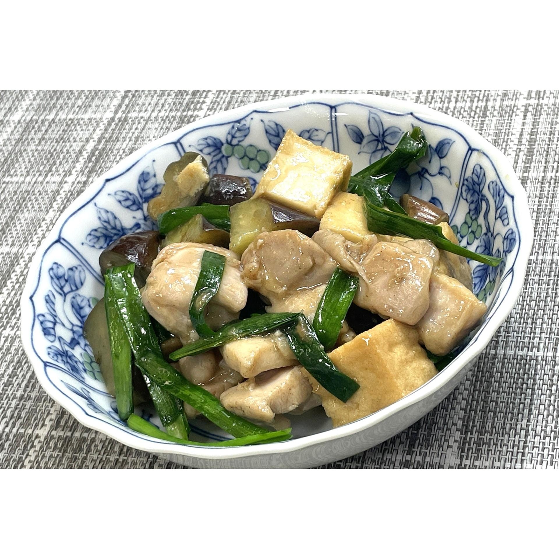 鶏肉と厚揚げのオイスター炒め★動画あり★