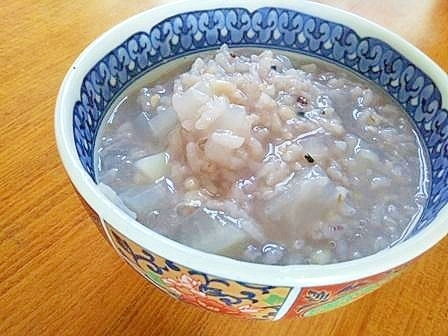 雑穀米のおかゆ