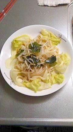 簡単さっぱり☆サラダうどん