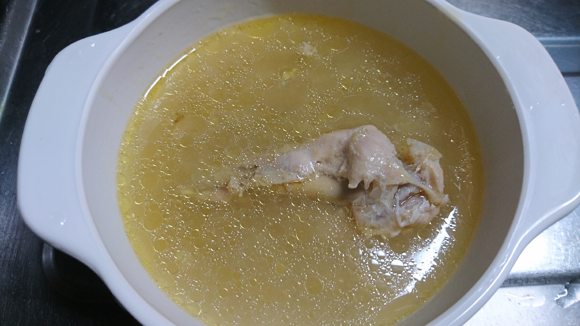 炊飯器で和風鶏スープ（参鶏湯風）