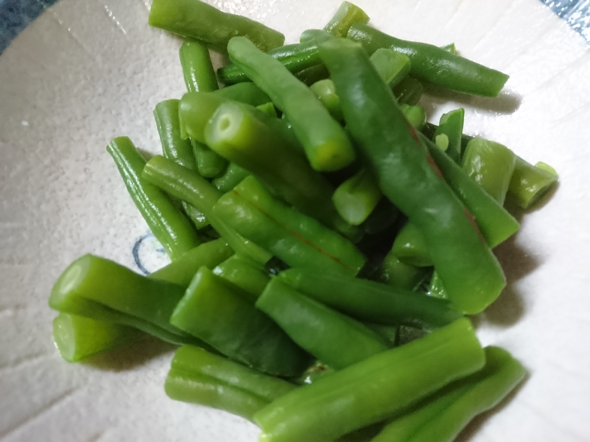 レンジで いんげんの茹で方 蒸し方 レシピ 作り方 By あやめぇ 楽天レシピ