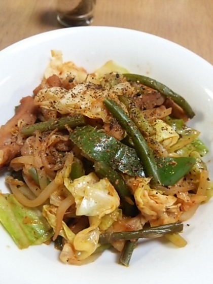 他の野菜をプラスしてボリュームアップしました！