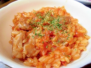 チキントマトリゾット レシピ 作り方 By Makura S 楽天レシピ