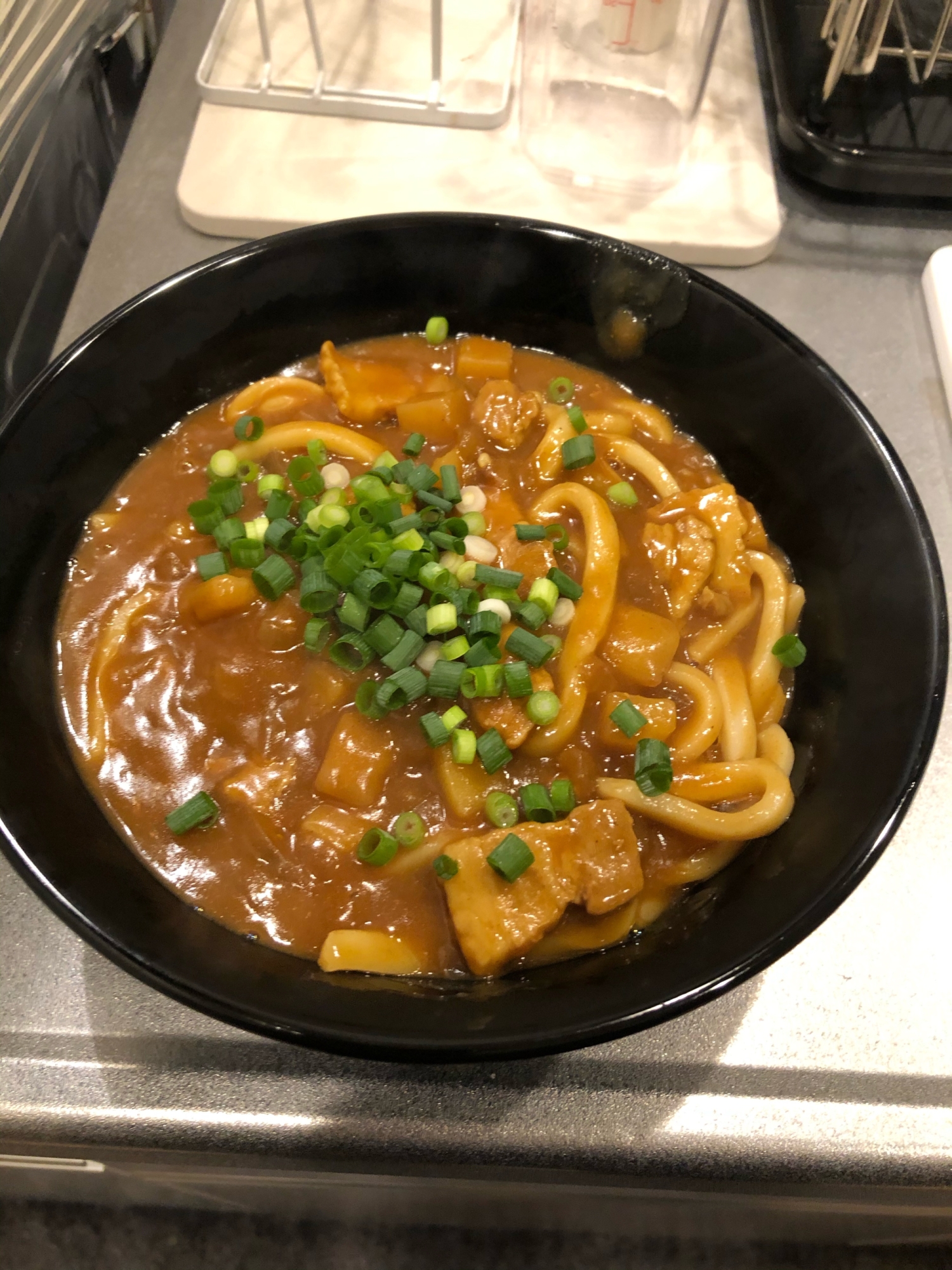 余ったカレーでカレーうどん