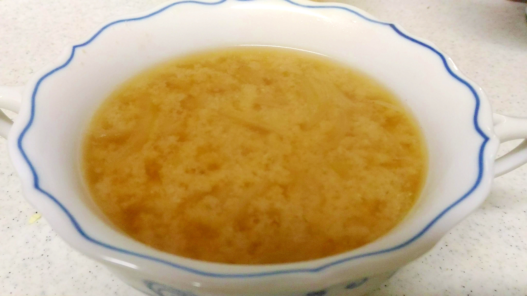中華風味噌オニオンスープ
