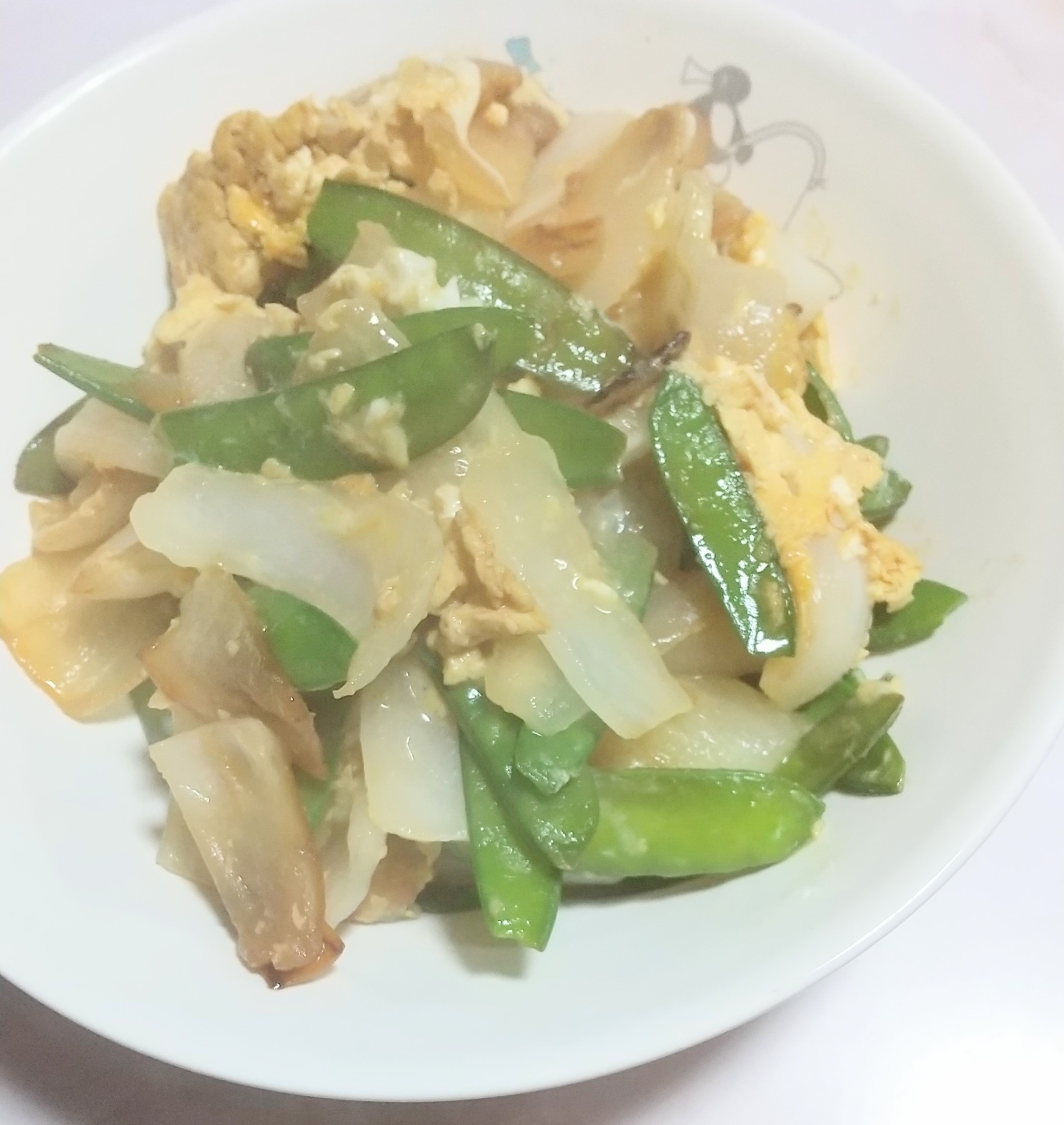 春～夏野菜の卵とじ炒め