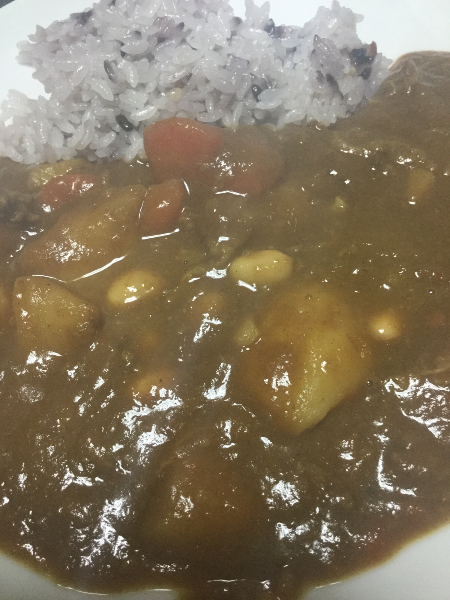 大豆入り白味噌カレー