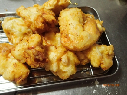サクっと美味しい鶏の天ぷら