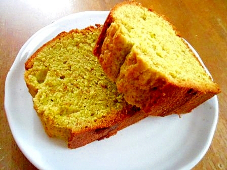 パウンドケーキ　❤　粉末緑茶で抹茶風　❤