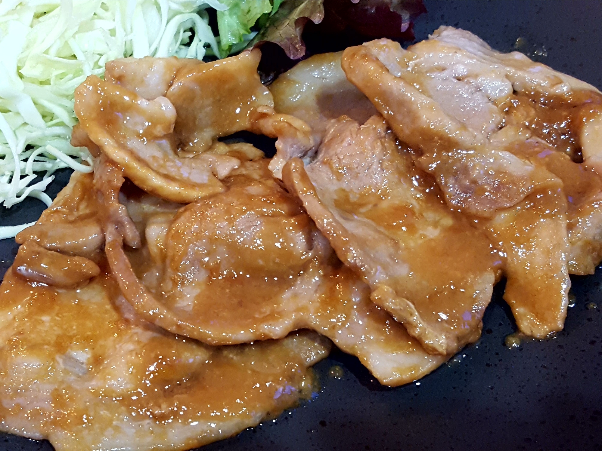 豚ロース薄切り肉の簡単みそ焼き
