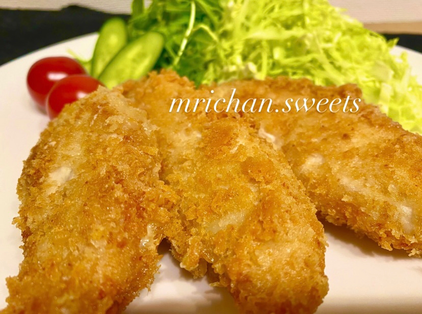 バッター液なし！ささみのチーズしそフライ