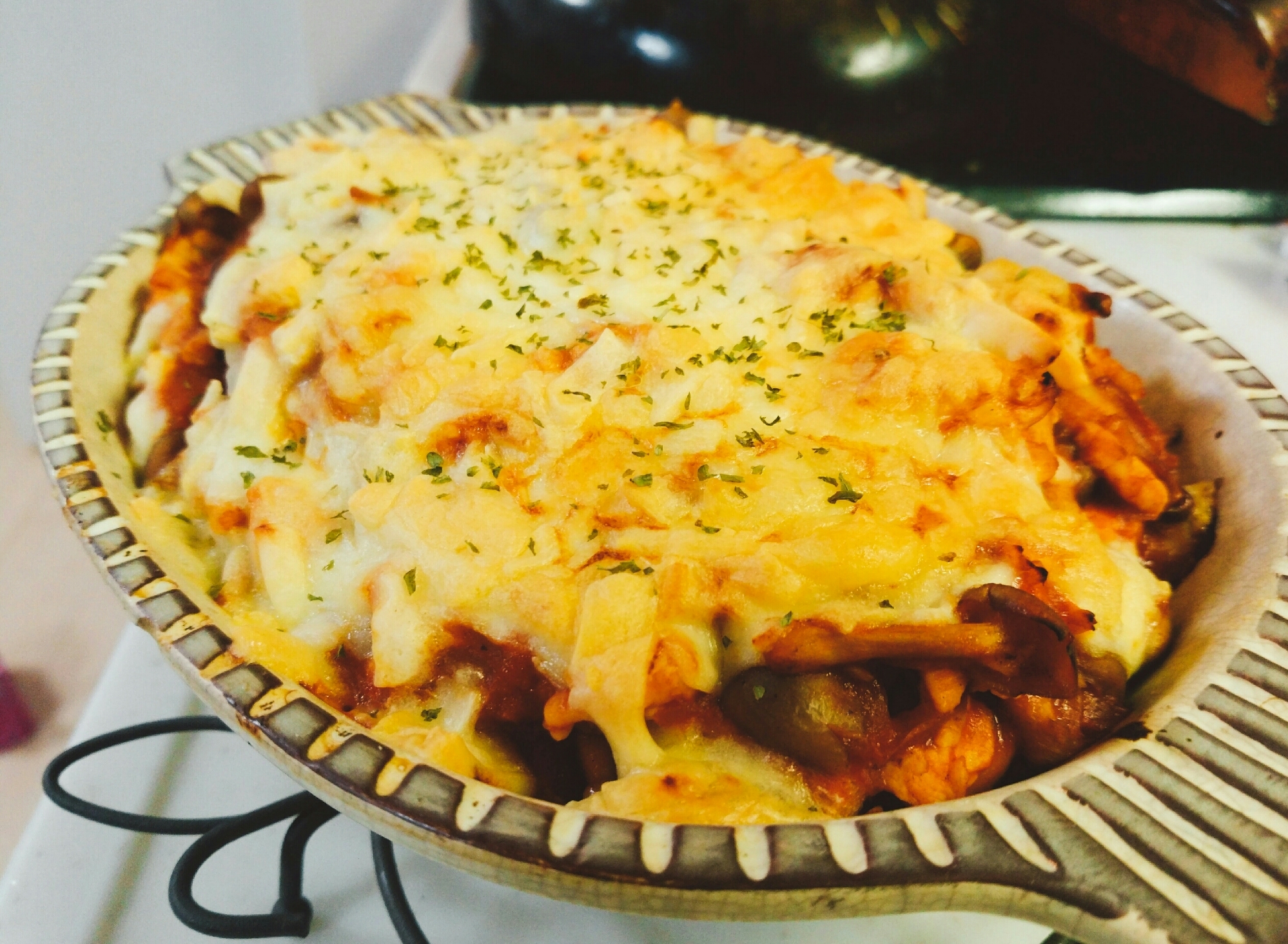 パンの耳が大活躍 簡単 節約 グラタンピザ レシピ 作り方 By フジタカスギタ 楽天レシピ