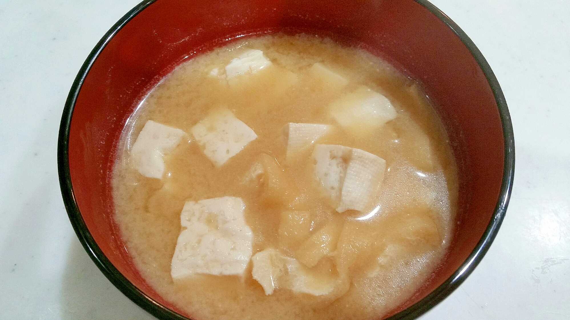豆腐と油揚げのお味噌汁 レシピ 作り方 By Krnm38 楽天レシピ