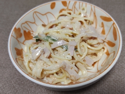 簡単☘️きゅうりめんつゆスパゲッティサラダ☘️