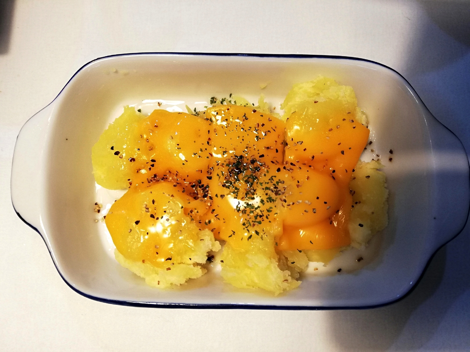 北海道産じゃがいもチェダーチーズソース レシピ 作り方 By 美麗 楽天レシピ