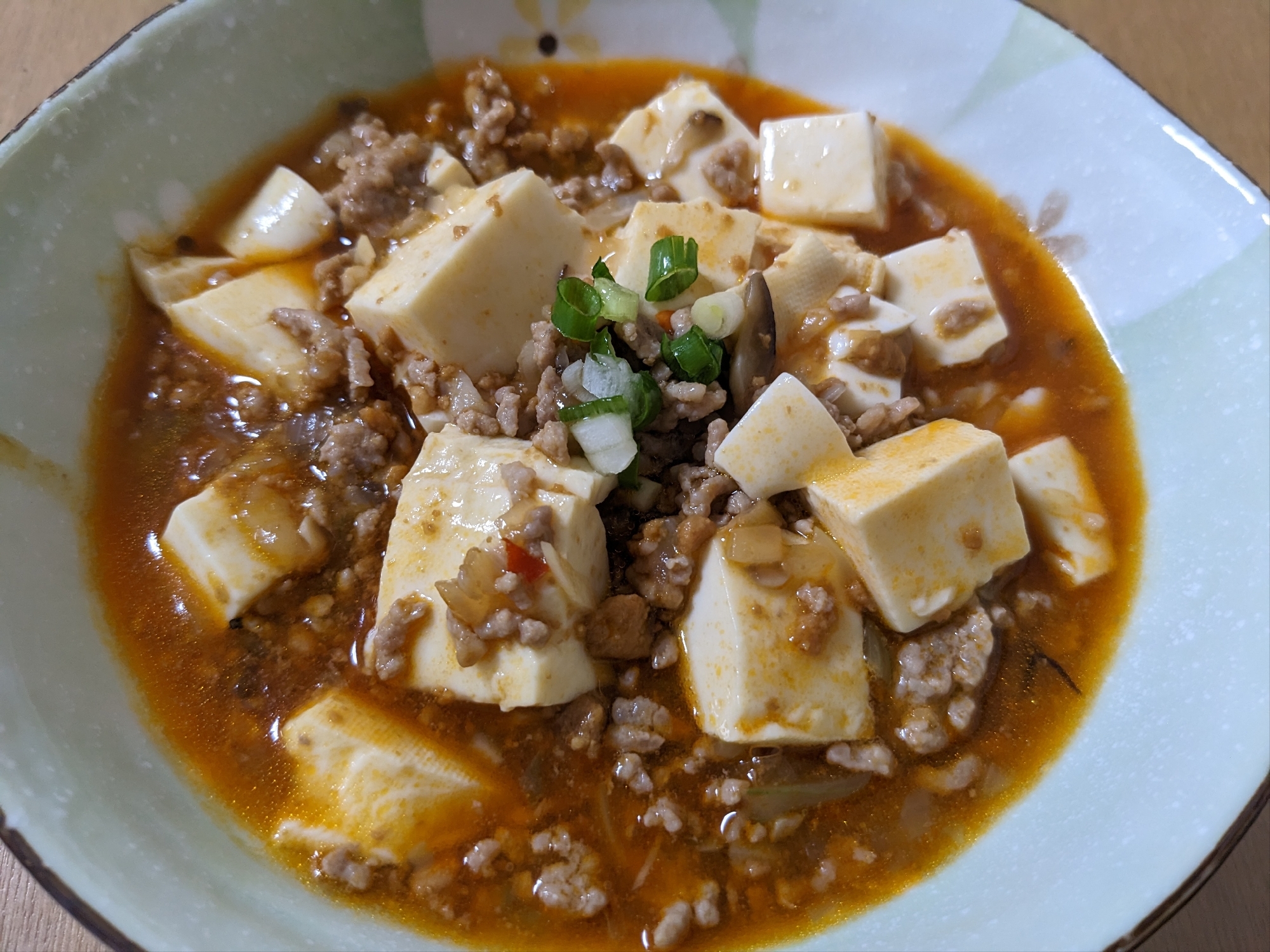 新玉ねぎときのこでかさ増し⭐麻婆豆腐