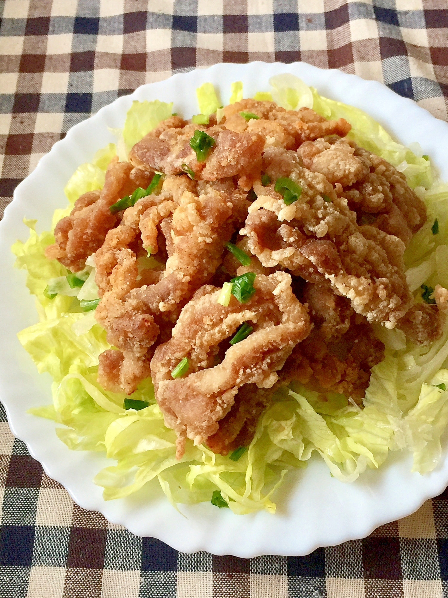 あっという間に出来ちゃう♫豚こま肉の唐揚げ