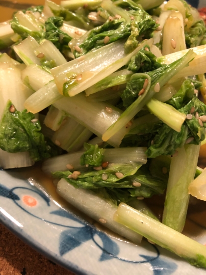 簡単おいしい 山東菜のにんにく醤油炒め レシピ 作り方 By たんさん娘 楽天レシピ