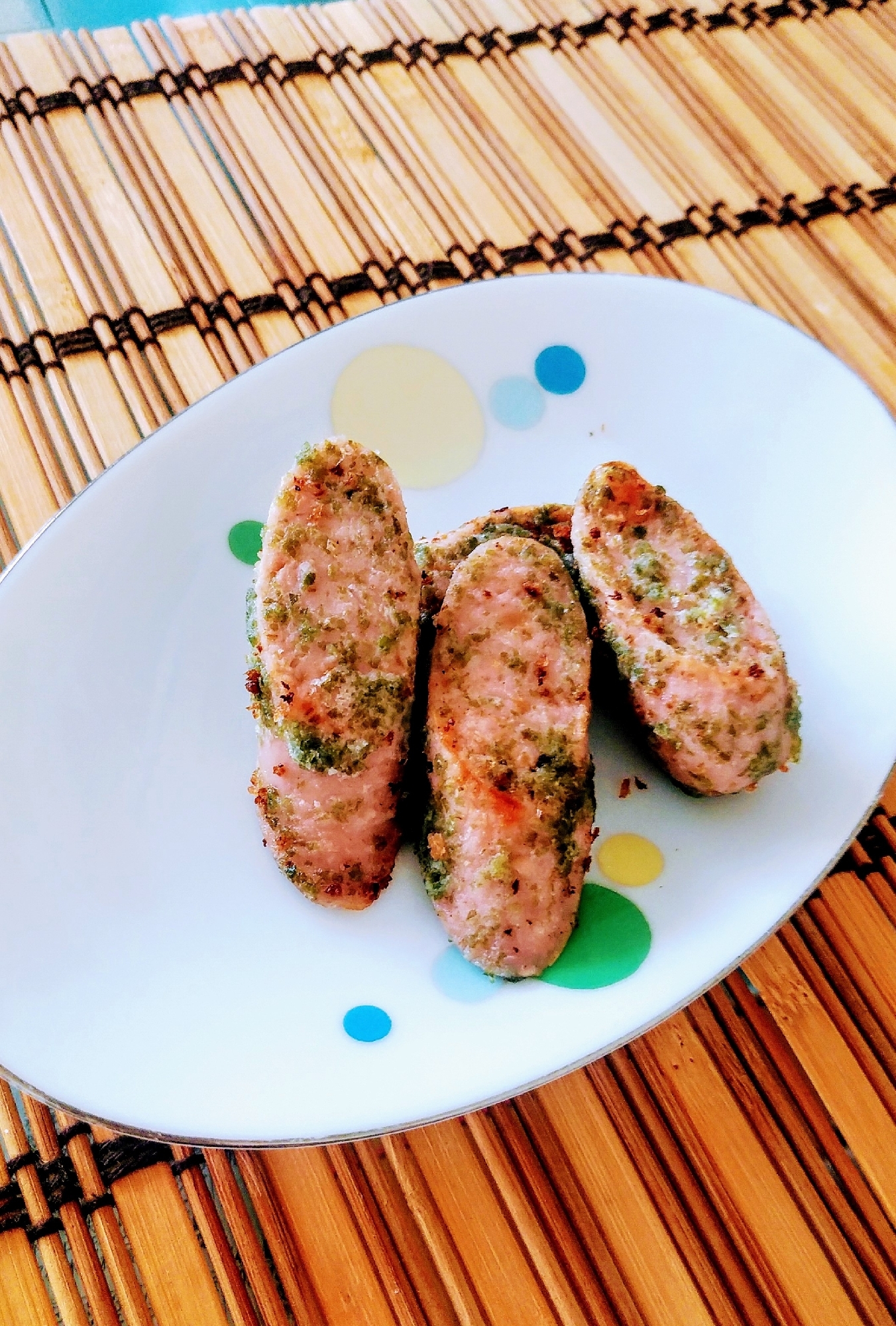 お弁当にも♡魚肉ソーセージの磯辺揚げ