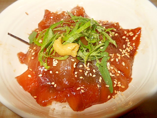 メバチまぐろdeづけ丼 レシピ 作り方 By アルプスの乙女 楽天レシピ メバチまぐろdeづけ丼 レシピ 作り方 By アルプスの乙女 楽天レシピ