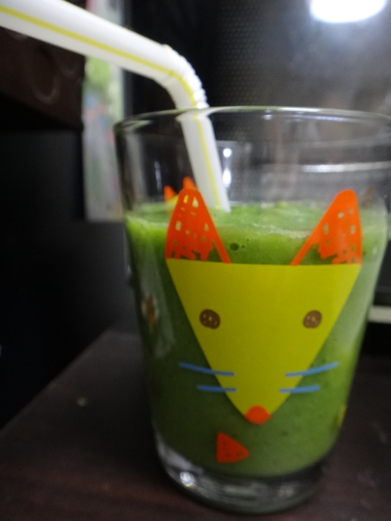 離乳食にも*バナナキウイグリーンスムージー