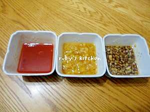 海南鶏飯 ソース３種